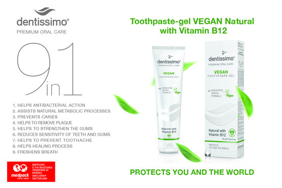Launch of New Dentissimo VEGAN Toothpaste!